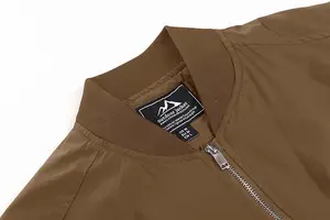 Autumn Outdoor Oversized Custom Printing Logo High Quality Bomber Jacket No Leather