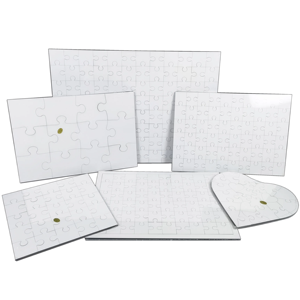 Jeux de puzzle en bois à sublimation, puzzles rectangulaires vierges, jouet éducatif - Product Image 2