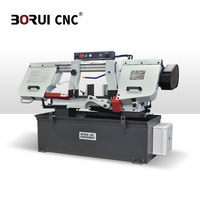 Machine à scier horizontale BS-1018B Scie à ruban à métaux Machine à retirer les copeaux du système de refroidissement pour un travail continu