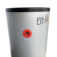 Pompa air panas kolektor listrik surya Reservoir gulungan panas termal 200L Buffer tangki air Boiler pompa panas HVAC sistem air panas tanpa koil