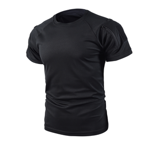 DFT0511 T-shirt tactique camouflage pour homme à manches courtes et épaules tombantes, confortable, respirant, séchage rapide, pour activités de plein air - Product Image 1