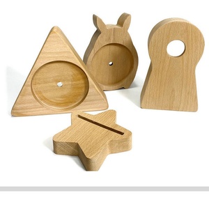 Planches de bois massif sculptées à la main, carrées, en hêtre et noyer noir, finition polie, pour mobilier de bureau, matériau de menuiserie - Product Image 5