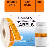 Étiquettes de codes-barres médicales personnalisées écologiques sensibles à la chaleur, autocollants adhésifs en PP imperméables, identification des patients hospitaliers