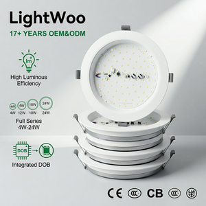 <span class=keywords><strong>Plafonnier</strong></span> <span class=keywords><strong>LED</strong></span> rétroéclairé encastré sans scintillement pour bureau et espace de travail, avec panneau de commande intelligent intégré - Product Image 6