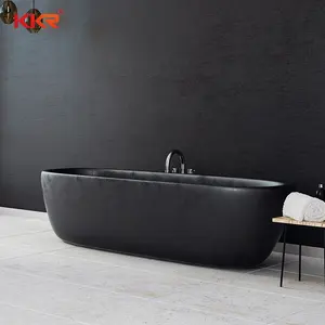 Concrete Bathtub KKR Bathtub In Concrete Freestanding Tubs Baignoire Banheira Preta Grey Bath Tubs