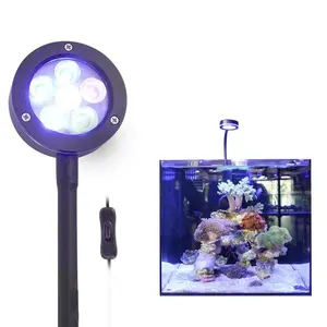 Smart LED Aquarium Light Saltwater Clip-on Lamp Sea Water Fish Tank Light with 360 Rotating