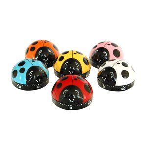 Đồng hồ đếm ngược hình bọ rùa 60 phút, đồng hồ đếm ngược xoay bằng tay, đồng hồ đếm ngược hình con vật dùng cho nấu ăn - Product Image 1