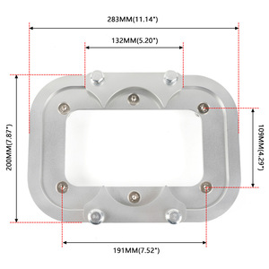 Support de fixation de batterie en aluminium 283 mm x 200 mm pour Optima D34 34/78 - Product Image 1