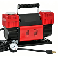 Kompresor Udara DC12V Heavy Duty Silinder Ganda 60mm Pompa Pengisi Ban Mobil Portabel