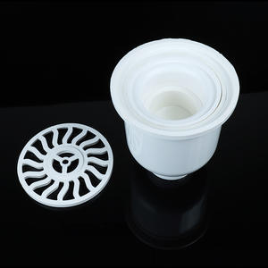 Desodorante doble de <span class=keywords><strong>PVC</strong></span> antidesbordamiento, Boca de inspección de drenaje de suelo, resistente al agua, a prueba de insectos, agua antirretorno para uso en el baño - Product Image 4