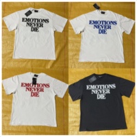 Kaos Pria Desainer Bertabur Rhinestone, Sablon Huruf Custom, Kualitas Tinggi, Motif Campuran, untuk Musim Panas