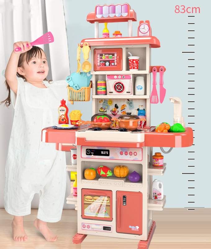 Для малышей до 2 лет блестящие 90 см Детские кухонные игрушки 56 шт. ролевых игр кухонный детский кулинарный игрушки кухонный набор игрушек