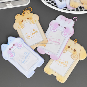 Kpop PVC Tùy chỉnh chủ thẻ với Keychain bán buôn nhà sản xuất tùy chỉnh thiết kế PVC ảnh chủ thẻ - Product Image 5