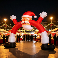 Décoration de Noël, Arche gonflable géante du Père Noël, Arche de Noël gonflable, Arche gonflable du Père Noël pour la publicité en magasin