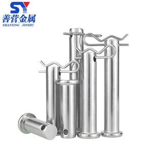 Shanying Jinshu Goupille en acier inoxydable 304 à tête plate avec trou, norme GB882, usage général, surface brillante - Product Image 2