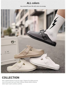 <span class=keywords><strong>Sandales</strong></span> compensées en EVA respirantes et antidérapantes pour <span class=keywords><strong>femme</strong></span>, idéales pour l'été et l'intérieur, avec logo personnalisé imprimé - Product Image 6