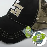 Marqueur Goft en vrac Logo 3D personnalisé pinces à chapeau en métal émaillé souple pour cadeau