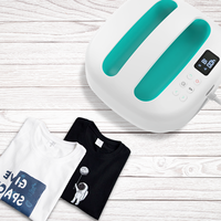 Machine d'impression numérique portable AST&T HP2 pour t-shirts, petite presse à chaud combinée, imprimante automatique de labels/cartes, certifiée CE/RoHS
