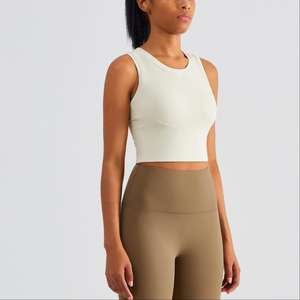 Reggiseno Sportivo Originale con Coppe Integrate, Top Senza Cuciture da Donna per Yoga, Canotta Modellante Monoblocco per Allenamento - Product Image 4