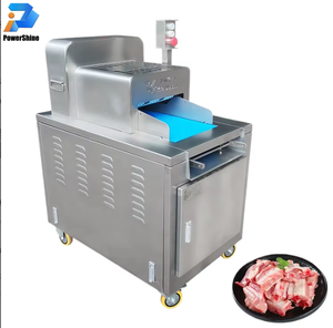 Machine <span class=keywords><strong>de</strong></span> découpe automatique <span class=keywords><strong>de</strong></span> viande et d'os pour la viande <span class=keywords><strong>de</strong></span> poulet, les côtes <span class=keywords><strong>de</strong></span> bœuf, le poisson congelé - Capacité <span class=keywords><strong>de</strong></span> 500-800 kg/h, 380V - Product Image 1
