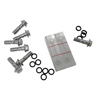Repuestos para Compresores de Aire, Visor de Nivel de Aceite YJ-060, Kit de Tornillo Metálico y Junta Tórica - Product Image 1