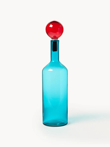 Decantador de Vidrio de Borosilicato de Alta Calidad, Colorido, Soplado a Mano, con Tapa de Bola Creativa, para Vino y <span class=keywords><strong>Whisky</strong></span>, Apto para Lavavajillas - Product Image 2