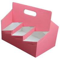 Sac kraft biodégradable en papier ondulé jetable, emballage de support de tasses de café