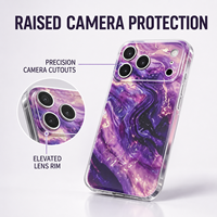 Coque pour iPhone 18/18 Air/18 Pro/18 Pro Max, finition brillante IML, design personnalisé, TPU+TPE, antichoc, anti-traces de doigts, protection intégrale, ODM