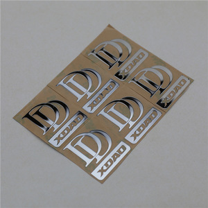 Tùy chỉnh tự dính kim loại chuyển dán Electroplated tấm hợp kim Niken nhãn cho trà bao bì hộp trang trí - Product Image 5