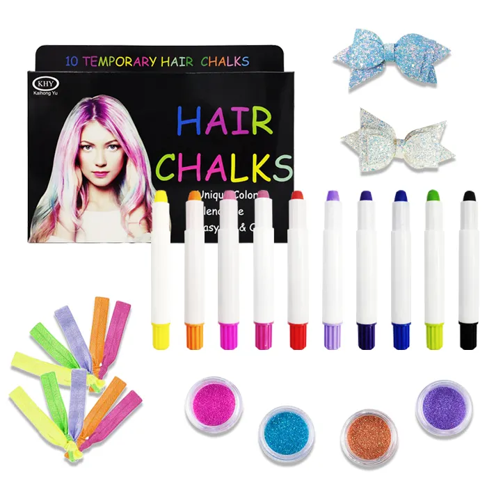 Free Sample Wholesale Washable Temporary Pet Pigment Colour Pen Manufacturer Kid Dog Colorful Dye Color For Hair Chalk Set
