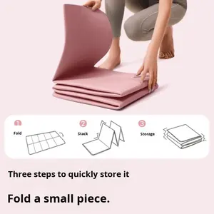 Tapis <span class=keywords><strong>de</strong></span> <span class=keywords><strong>yoga</strong></span> pliable en TPE antidérapant <span class=keywords><strong>de</strong></span> 6 mm <span class=keywords><strong>pour</strong></span> la sieste des enfants - Utilisation à domicile portable - Tapis <span class=keywords><strong>de</strong></span> fitness <span class=keywords><strong>pour</strong></span> <span class=keywords><strong>dormir</strong></span> - 183 cm YEJOSENIA - Product Image 3