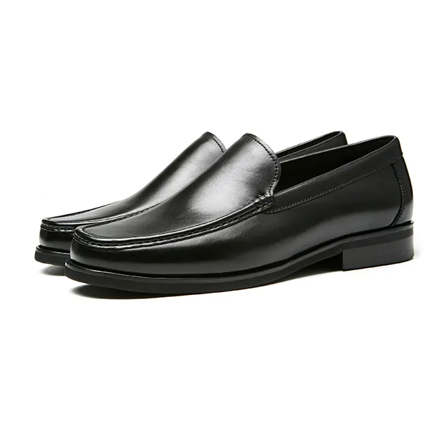 OEM classic office official business dress loafers driving black men shoes for daily