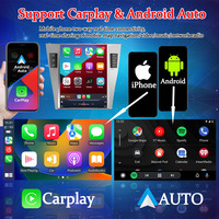 Para Camry, GPS Integrado, CarPlay, Android Auto, Mirror Link, USB, WiFi, Estéreo, Radio MP3, Pantalla Dividida, DVR, DSP, 1 Año de Garantía, para el Tablero