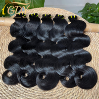 Lots de Cheveux Naturels Vierge Double Draw Ondulés Raw Indiens 100% Cuticules Alignées Couleur Naturelle pour Vendeurs