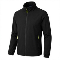 Chaqueta Bomber de Poliéster 100% para Hombre, Estilo Urbano, Cuello Alto, Impermeable, Cortavientos, Transpirable, para Senderismo, Camping, Viajes, OEM