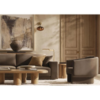 Sigma Vente directe d'usine Canapé moderne et luxueux léger, nouveau mobilier, ensemble de canapés de salon en tissu personnalisé