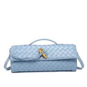 Nuevos Bolsos de <span class=keywords><strong>Mano</strong></span> de Lujo a la Moda para Dama de Cuero PU Colorido, Carteras Largas Tipo Clutch, Bolsos de Hombro Tejidos para Mujer, <span class=keywords><strong>Bolso</strong></span> de Noche para <span class=keywords><strong>Boda</strong></span> - Product Image 5