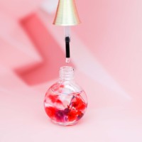 Cadeau de Noël, huile pour cuticules parfumée biologique, 12 saveurs, soin des ongles, réparation des cuticules, fleurs séchées naturelles emballées dans une bouteille