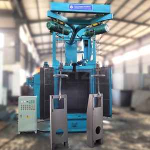 Jantes en alliage d'aluminium Sableuse verticale compacte Tout-en-un Spinner Hanger Rims Cleaning Sand Blasting Machine - Product Image 4