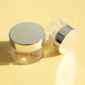 Tarros de vidrio vacíos recargables para esmalte de uñas UV, bálsamo labial y exfoliante, con tapas de rosca, 5g 10g 15g 30g 50g, venta al por mayor de fábrica - Product Image 4