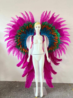 Plumes d'autruche Nandu HY 50 cm pour décoration de fête, maison, mariage, vase, bricolage, artisanat floral, chapeau, fascinateur, accessoire de coiffure