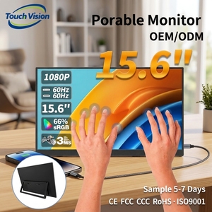 Moniteur tactile portable FHD IPS de 15,6 pouces pour <span class=keywords><strong>téléphone</strong></span> mobile avec connectivité HD Type-C - Product Image 1