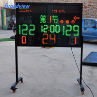 Affichage du temps et du score de football et de basketball, panneaux électroniques de jeu sportif, fabricant d'affichages de scores LED personnalisés