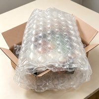 Rouleau de 300 m de film à bulles transparent en PE pour emballage gonflable, protection de colis, coussin d'air pour expédition e-commerce