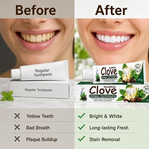 100g Natural <strong>Clove</strong> Herbal Toothpaste White <strong>Paste</strong> Gentle Soothe Gums Deep Oral Cleaning Daily Family Toothpaste - Product Image 3