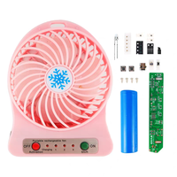 Placa de circuito de ventilador eléctrico de mano personalizada, producto de fábrica OEM, Mini ventilador recargable USB eléctrico portátil, placa PCB y PCBA