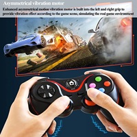 Manette de Jeu Sans Fil V8 avec Support Téléphone pour Android/iOS/Smart TV/PS3/Switch/PC