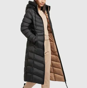 Wholesale Down Jacket Long Winter Puffer Jacket Plain Waterproof Custom Winter Warm Coat High Quality Reversible Women For Women