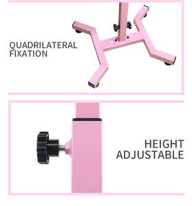 Reposabrazos Profesional para Tatuajes, Ajustable en Altura y Ángulo, Cómodo, Color Rosa, Fácil <span class=keywords><strong>de</strong></span> Usar, para Estudio - Product Image 5