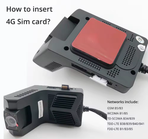 Cámara para Vehículos 4G 2K con Doble Lente, Wifi, GPS, Oculta para <span class=keywords><strong>Taxi</strong></span>, <span class=keywords><strong>SIM</strong></span> 4G, Visión Nocturna Frontal e Interior, Control Remoto por Aplicación, Plataforma de Seguimiento - Product Image 3